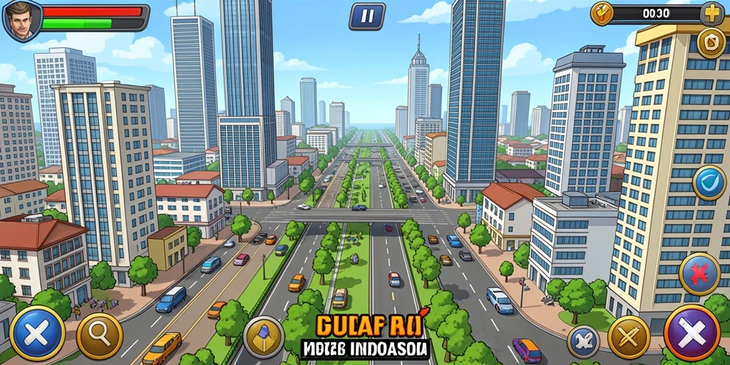 Tampilan antarmuka utama 7CONE yang menarik.