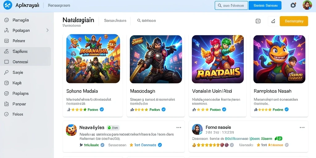 Tampilan antarmuka AKARTOTO yang menarik.