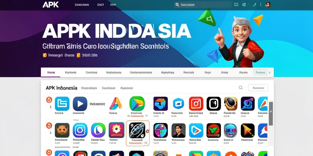 Tampilan awal permainan yang menarik dan user-friendly.