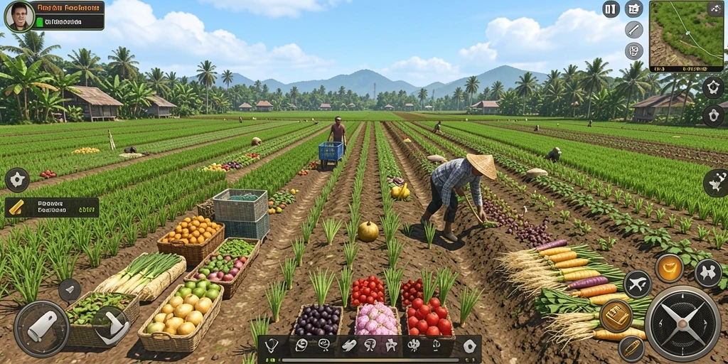 Tampilan menarik dari mesin slot LUXURY777.