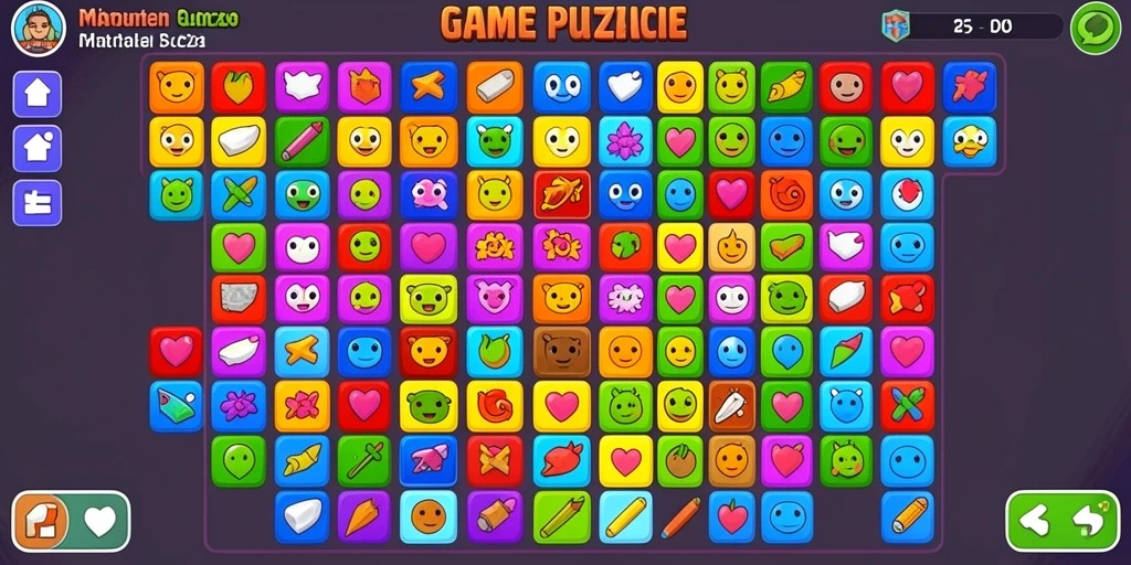 Tampilan antarmuka game yang menarik dan modern.