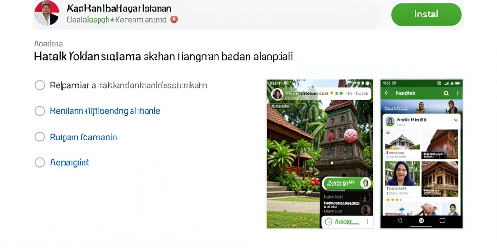 Tampilan antarmuka yang ramah pengguna.