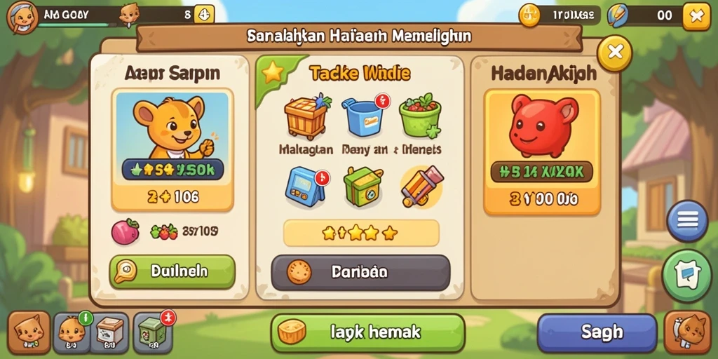 Tampilan antarmuka yang mudah digunakan dan menarik.