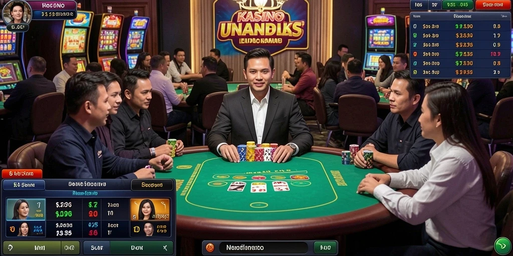 Tampilan awal aplikasi V21 yang menarik.
