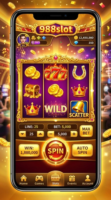 Pratinjau antarmuka 988slot — aplikasi APK resmi Android v1.9.9